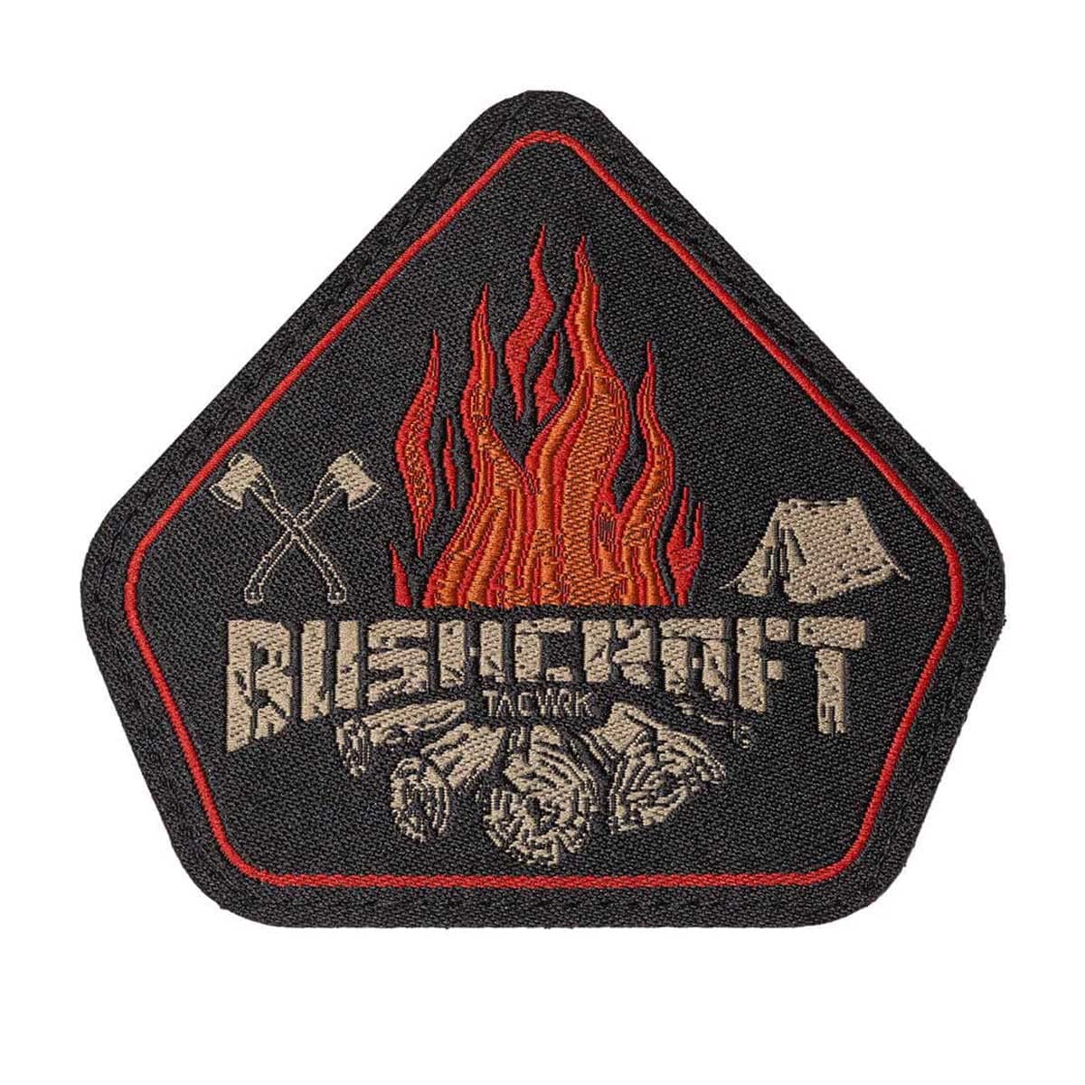 TACWRK x Tasmanian Tiger TT MIL OPS Pack 30 + TACWRK Fun Patch – pakiet z opcjonalnym TT Raincover S Molle plecak turystyczny męski o pojemności 30 litrów, do użytku na zewnątrz, do użytku na świeżym