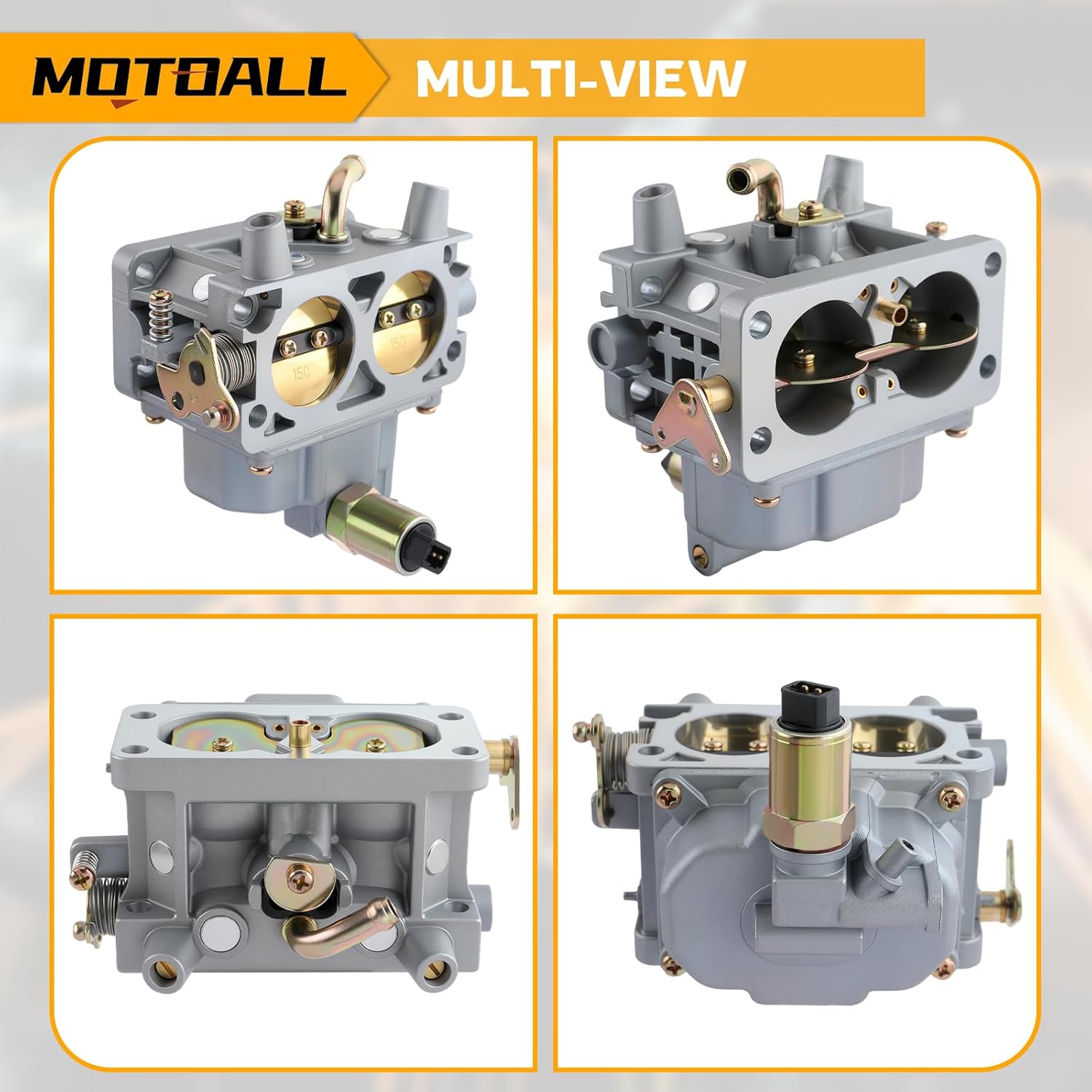MOTOALL 0E25480ESV Carburetor Kits for Generac Guardian E0506 0E0506 E2548 0E2548 0E25480SRV Replace for 0G4612 0K1588 GP15000 GP17500 GT760 GT990 GTH990 with Spark Plug Fuel Pump Oil Filter