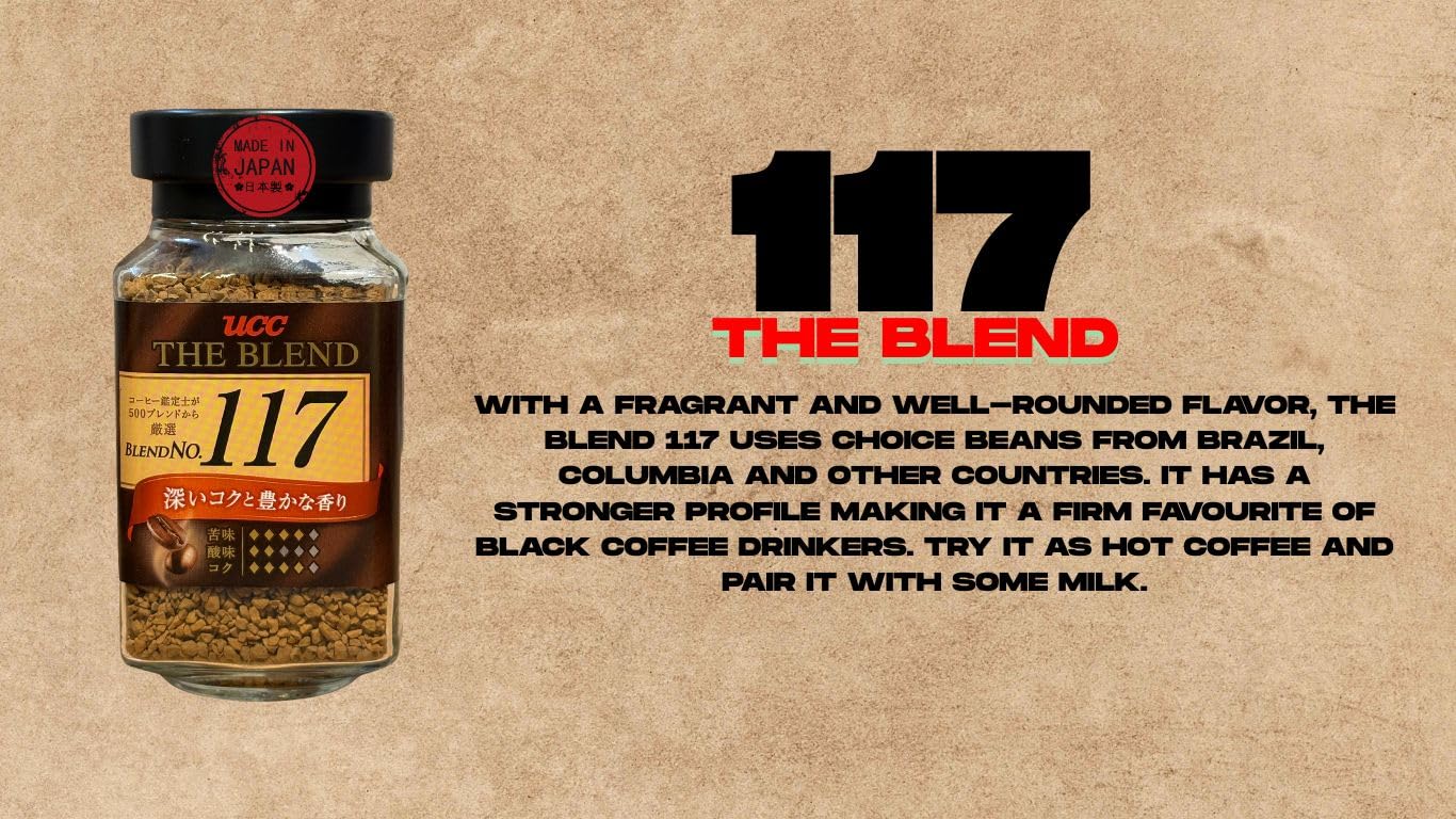 The Blend No 117, Imported japanese Instant Coffee with Dark