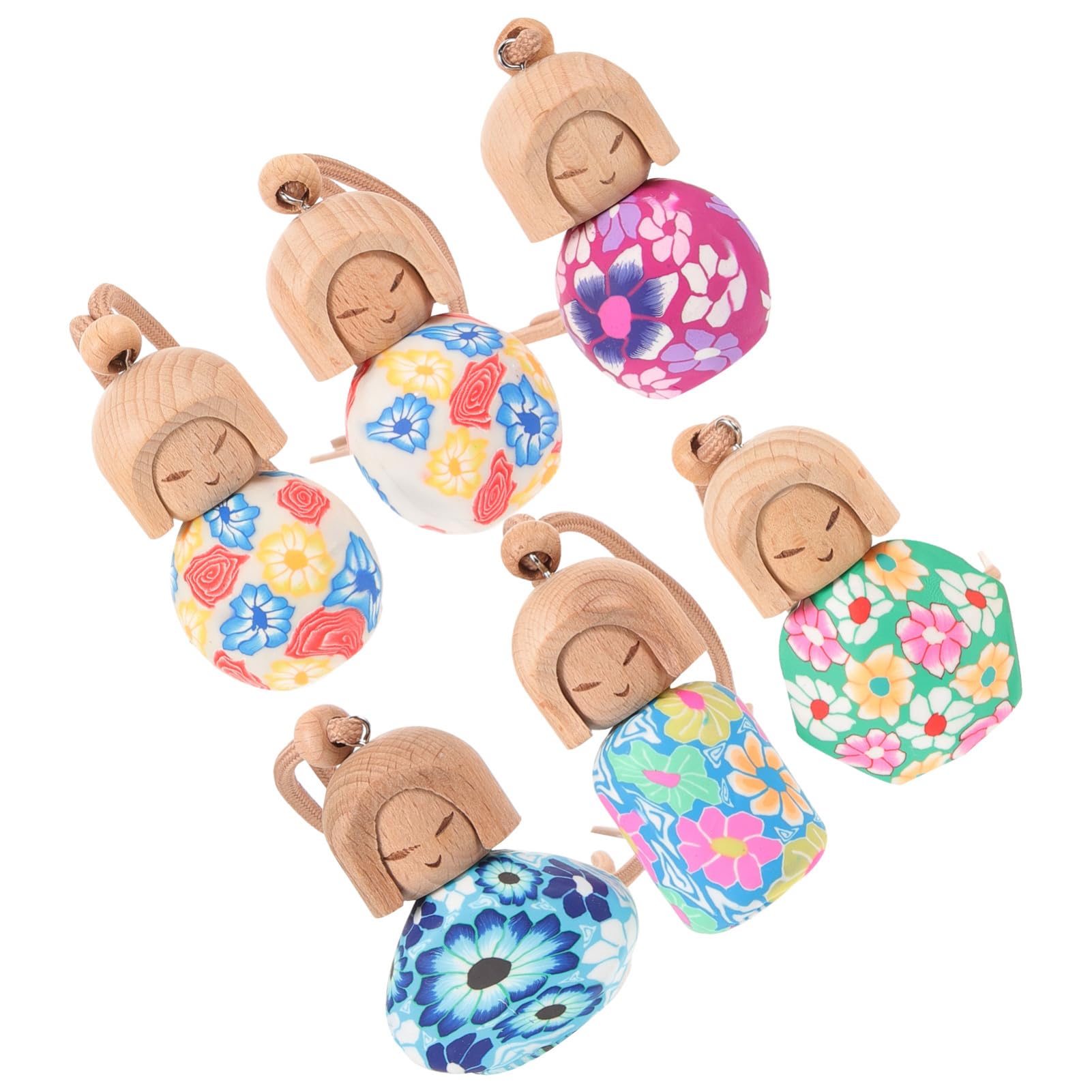 PRETYZOOM 5 Set Bottiglia Di Profumo Di Argilla Bottiglia Di Profumo Per Auto Riutilizzabile Profumatore Auto Deodorante Auto Diffusore Di Fragranze Diffusore Di Profumo Corda 6 Pezzi * 5