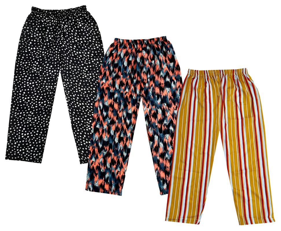 Image of IndiWeavesGirls Crepe Printed Loose Capri 3 /4th Pants