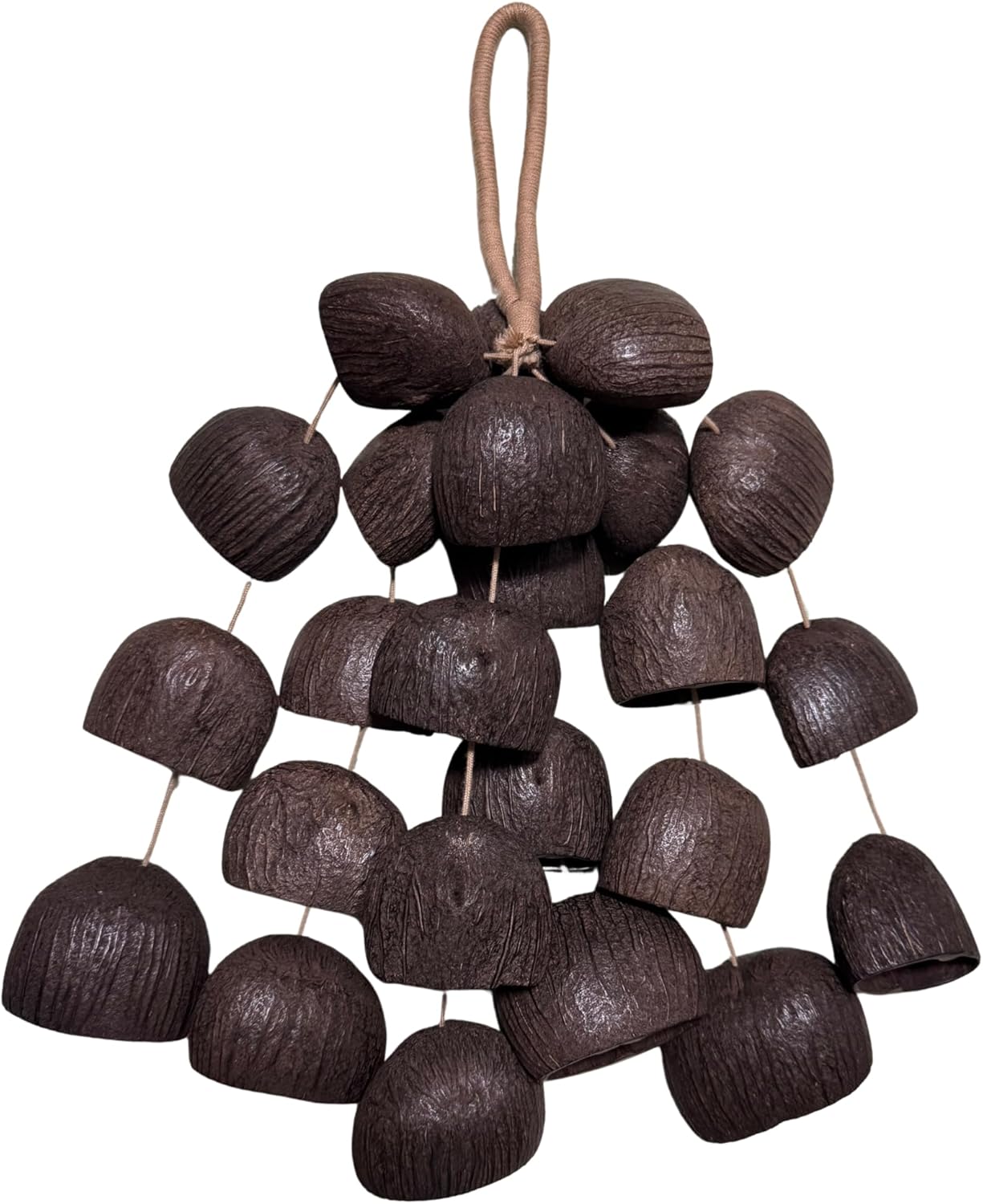 Seed Shell Shaker 432Hz Composed of 24 Natural Salin Nutshells Sound Healing Instruments For ASMR Yoga Meditation Sound Healing Sound Closest to Flowing Water