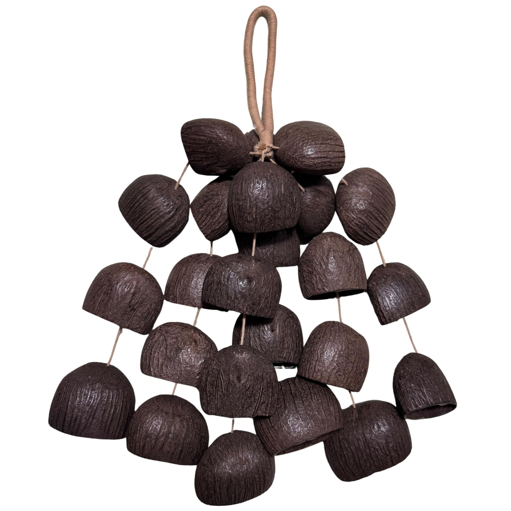 Seed Shell Shaker 432Hz Composed of 24 Natural Salin Nutshells Sound Healing Instruments For ASMR Yoga Meditation Sound Healing Sound Closest to Flowing Water