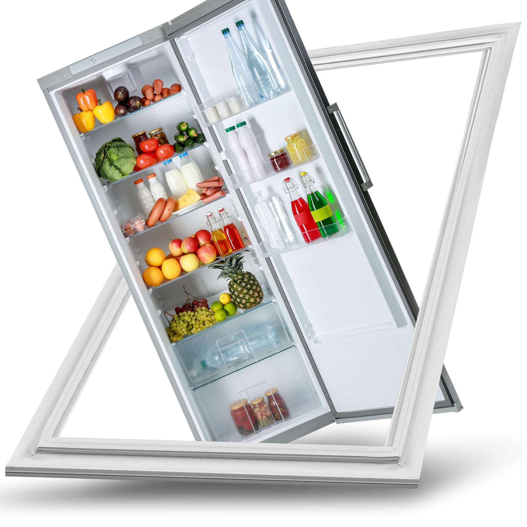 2025 New 242193206 Refrigerator Freezer Door Gasket Replacement Part,Compatible with Kenmore,Frigidaire,Crosley,Westinghouse Door Gasket Seal Part Replaces AP5806733,PS9493819