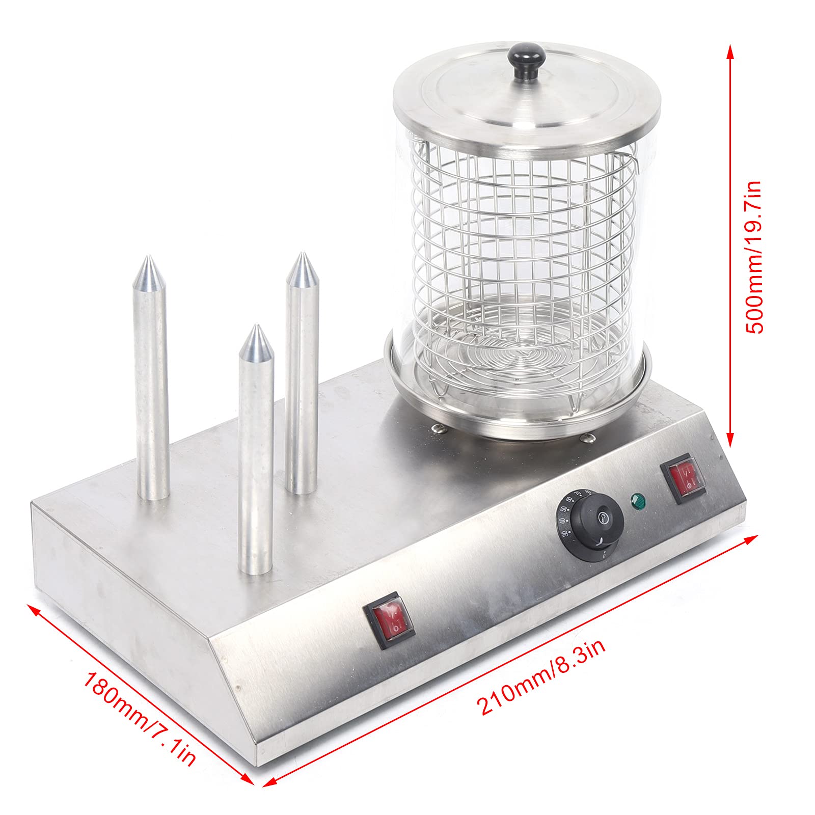 Eurodib ROBERTO Hot Dog Bun/Roll Warmer