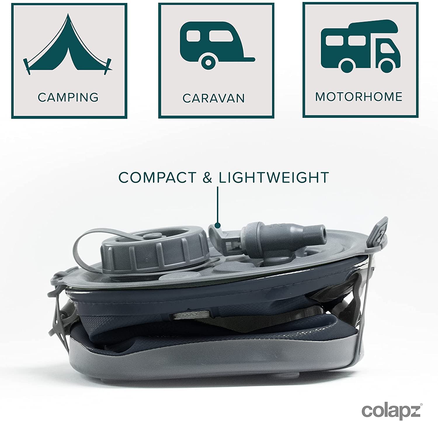 Amazon.co.jp: COLAPZ コラプズ Collapsible Water Carrier&Bucket