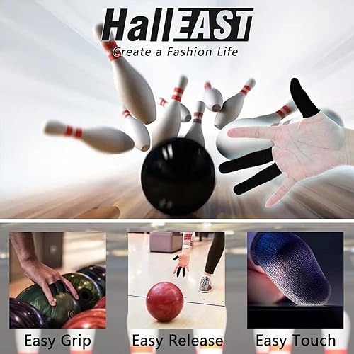 Miniatura 4 de HALLEAST 30 fundas para los dedos para bolos fundas desechables para el pulgar protector transpirable sin costuras ligero antideslizante para mano