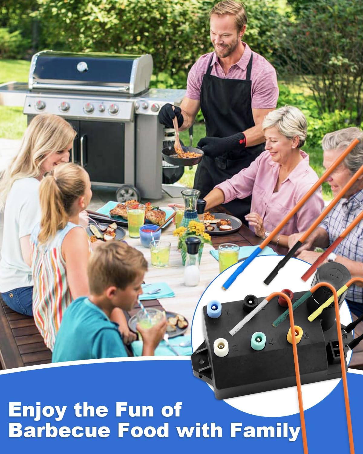 67533 Grill Igniter Kit Compatible with Weber Genesis II 400 Series Gas Grills, Igniter Module Fit for Weber Genesis II E-435 S-435 E-430 S-430 Series Model