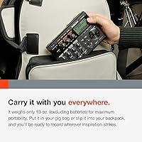 Vista 7 de Tascam DP-006 Grabadora de audio digital Pocketstudio de 6 pistas multipista, micrófonos incorporados, composición de canciones, funciona