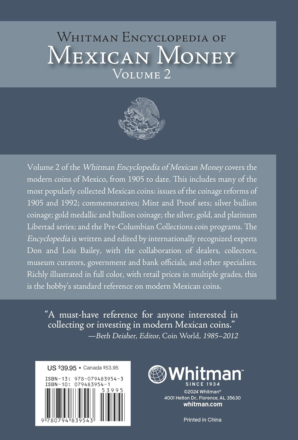 Whitman Encyclopedia of Mexican Money, Volume II