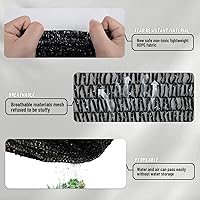 Vista 4 de LOVE STORY 6.5 x 6.5 pies, 40% de tela negra para sombra con ojales, malla de malla para jardín, cubierta de plantas, invernadero y patio