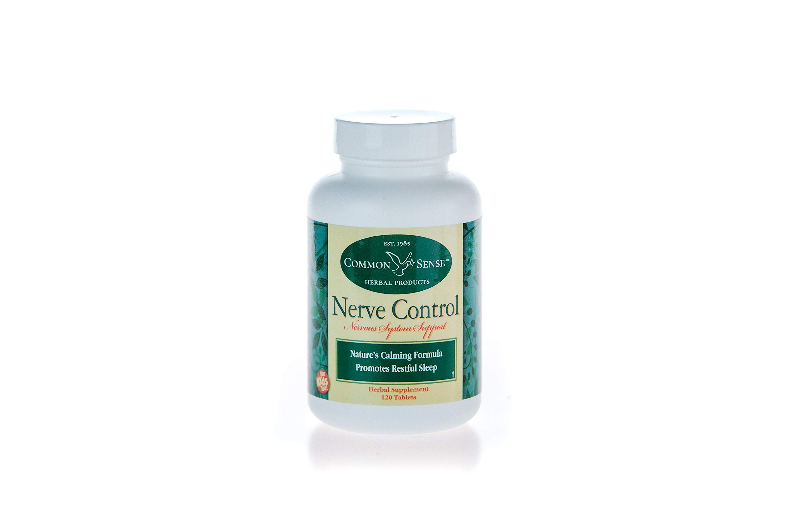 Common Sense Herbal ProductsNerve Control: Central Nervous System Support (120 Tablets)