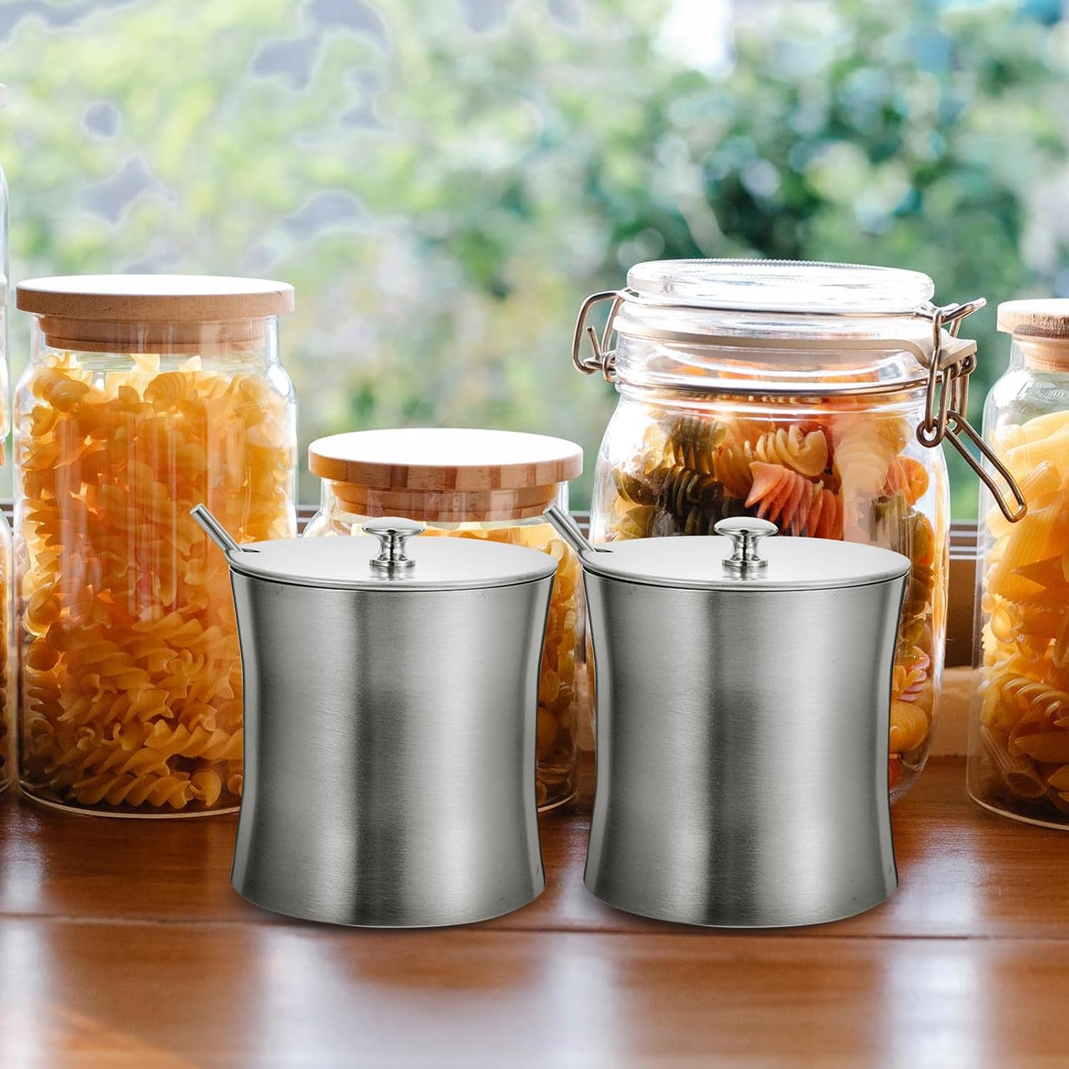 Stainless Steel Condiment Pot for Kitchen Cooking Home Use