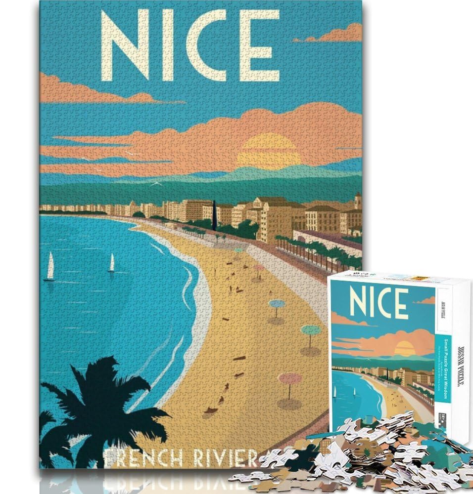 Nice Jigsaws 1000 Pieces for Adults,Challenging Game And Family Play for Is Ideal As A Gift for The Whole Family 38x26cm