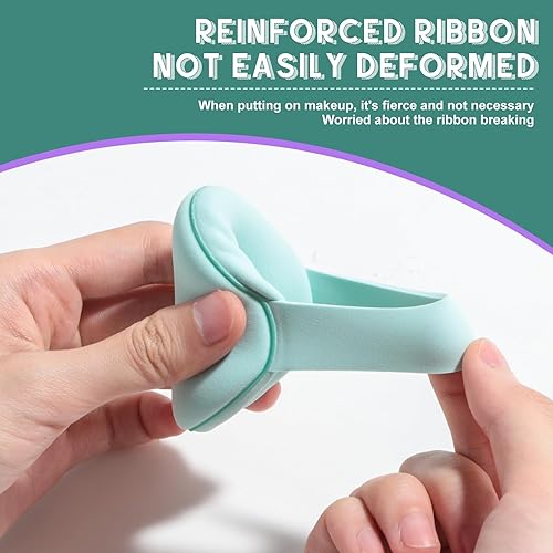 Miniatura 9 de Esponja de base BS-MALL para líquidos, crema y polvo, esponjas de maquillaje multicolor paquete de 4