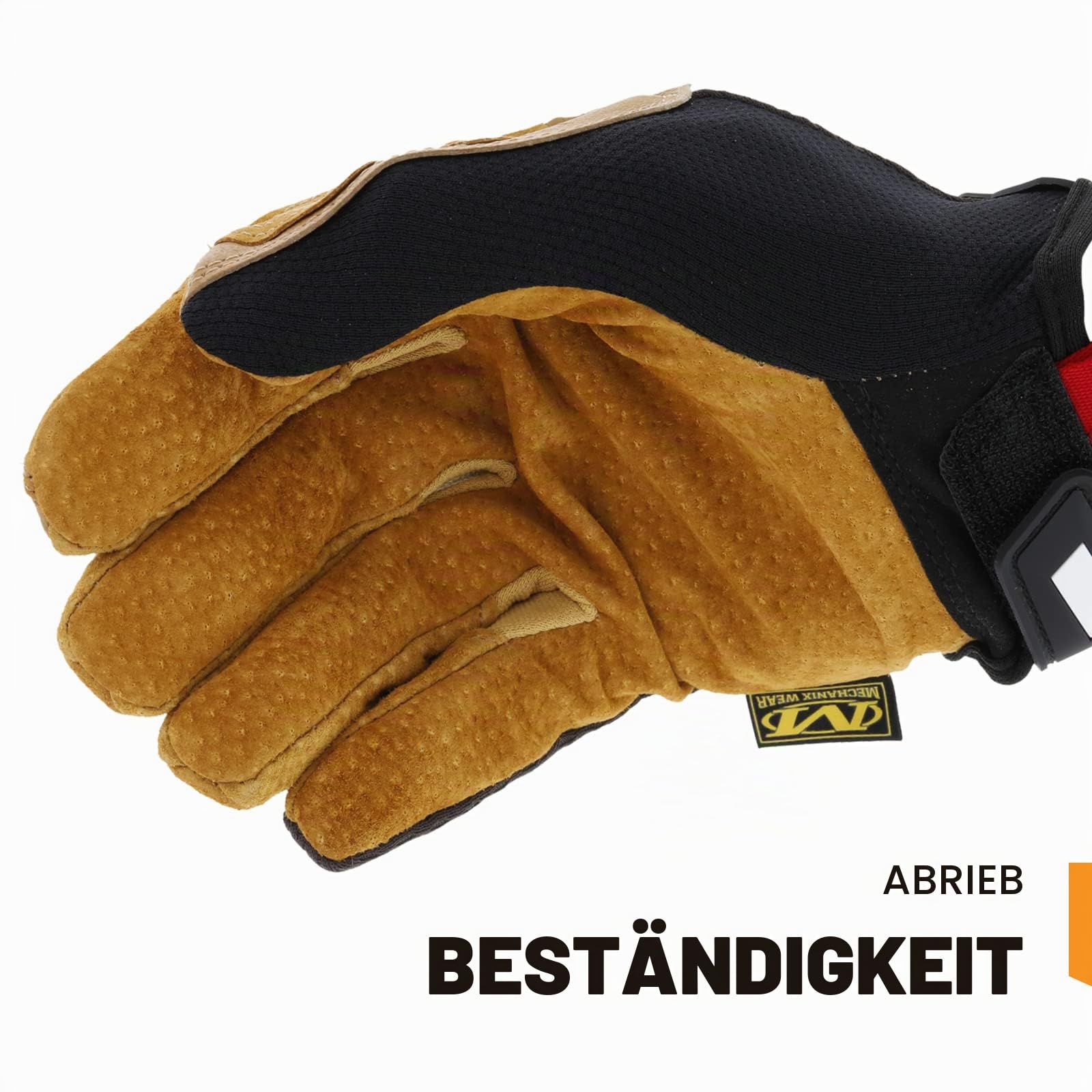Mechanix Wear - Leather Original Handschuhe (Large, Braun/Schwarz)