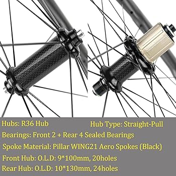 Amazon | Superteam カーボンファイバーロードバイクホイール