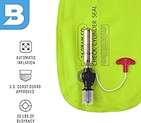 Vista 6 de BLUESTORM Cirrus26 Inflatable PFD Life Jackets for Adults US Coast Guard Approved Automatic Life Vest w/Manual Override Convertibility