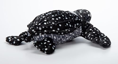 Miniatura 10 de The Petting Zoo Leatherback - Peluche de tortuga marina, regalos para niños, animales salvajes del océano Onez, juguete de peluche de tortuga marina