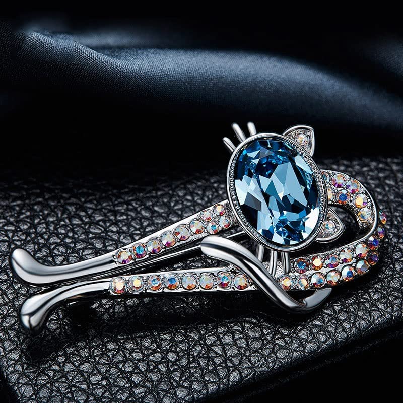Broche de dessin animé en cristal chic accessoire écharpe - 2