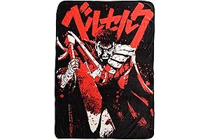 Bioworld Berserk Anime Guts Character Soft Berserk Blanket