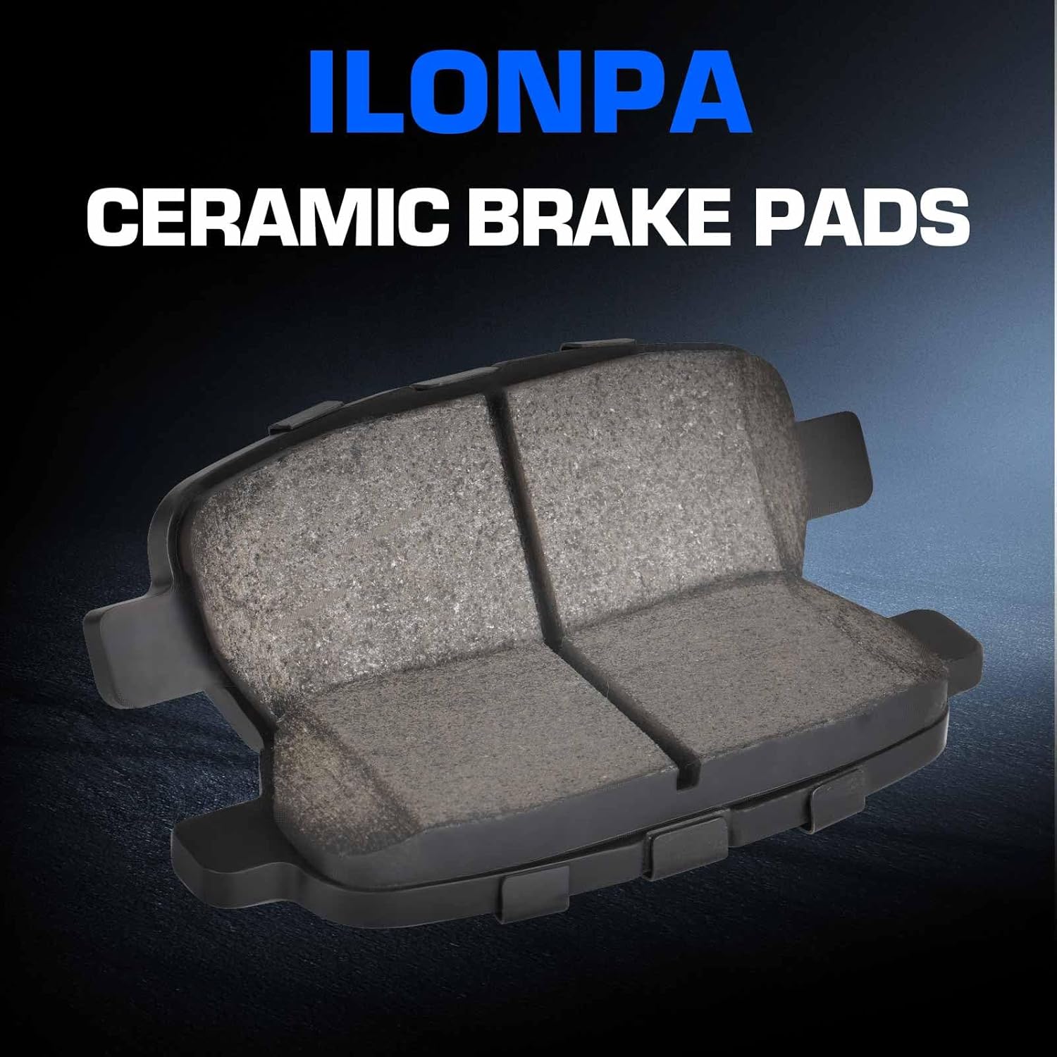 Front Rear Ceramic Disc Brake Pads Set for Nissan Altima 2002-2013, Sentra 2007-2017, Juke 2011-2017, 350Z 2003-2005, for INFINITI G35 2004-2005 Only X Models 8PCS(With Hardware)