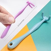 Vista 6 de Diseño de mango de hilo dental sin desperdicios para adultos y niños, limpieza de dientes reutilizables, 1 unidad, regalo para hija de madre