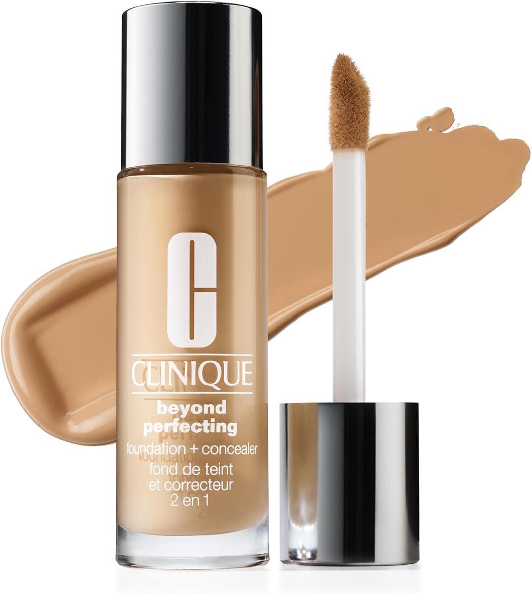 Más allá de perfeccionar la base líquida ligera + corrector para combinar en seco con tipos de piel grasa | Cobertura completa + acabado mate natural