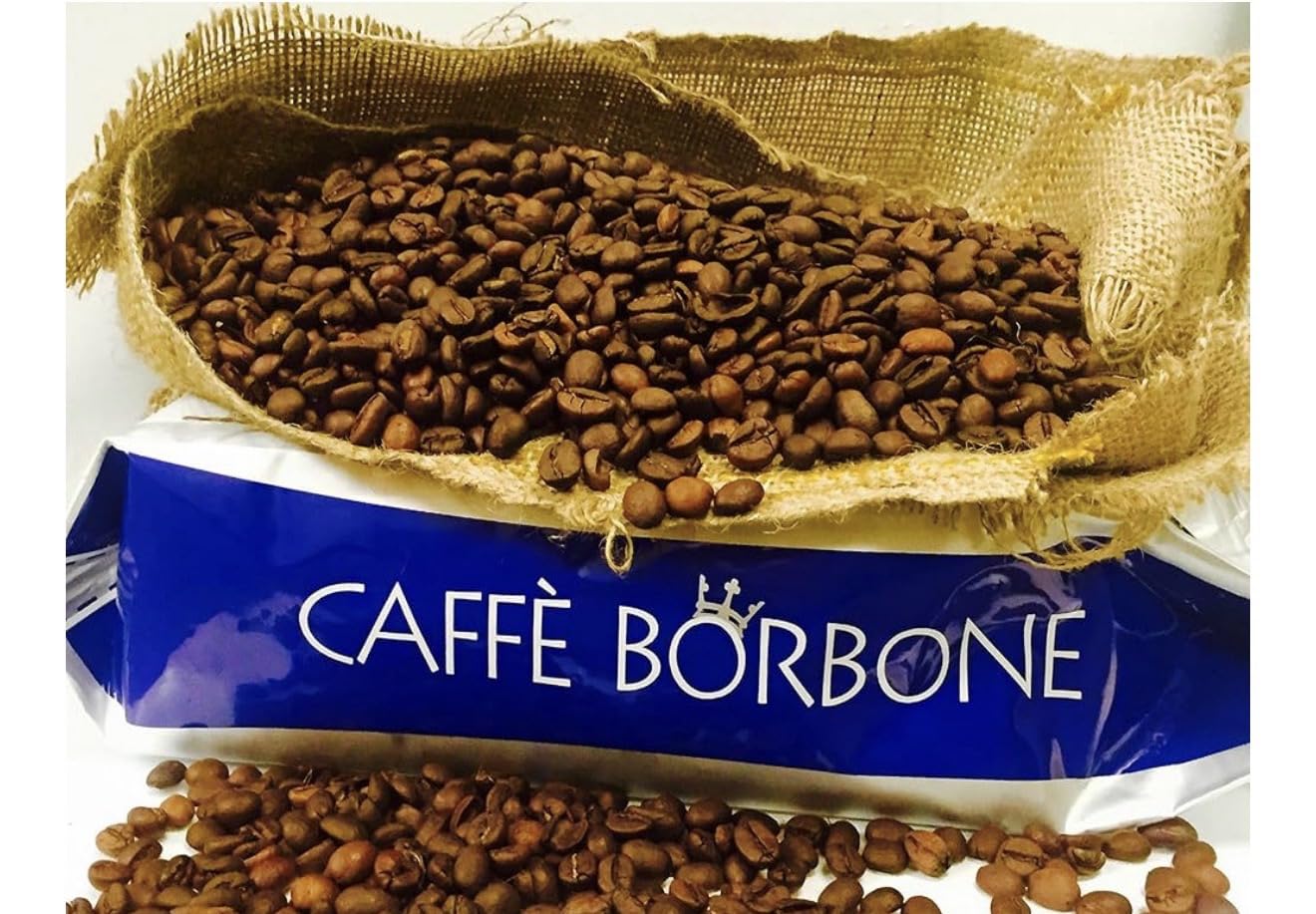 CAFFE BORBONE | GRANI | 1 KG GRANI MISCELA BLU | 1 CONFEZIONE DA 1 KG |