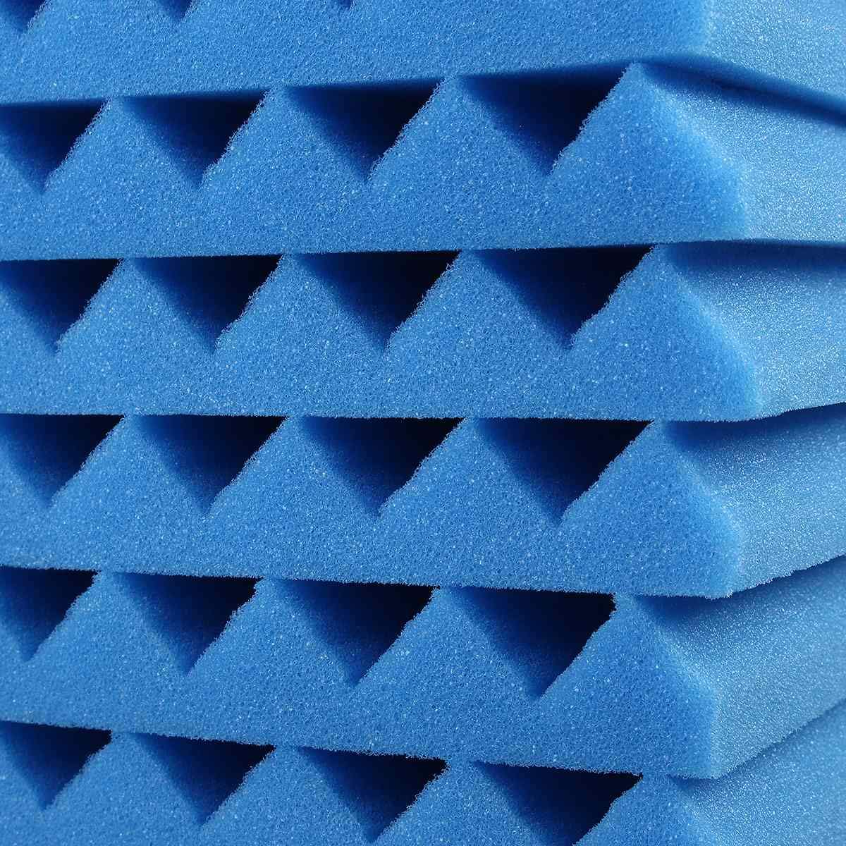Weetack 50Pcs Akoestische Geluiddichte Schuim Geluidsabsorberende Panelen Geluidsisolatie Panelen Wedge Voor Studio Plafond, 1X12X12Inch