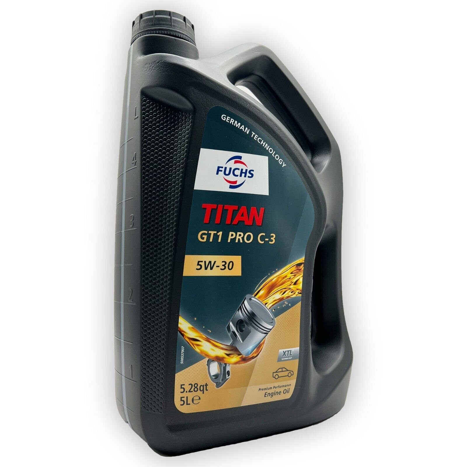 5 L Fuchs Titan GT1 Pro C-3 5W30 | passend für | VW 504 00 | VW507 00 | MB 229.51 | BMW LONGLIFE-04 | PORSCHE C30 | 5 Liter | Motoröl | Motorenöl |mit Trichter