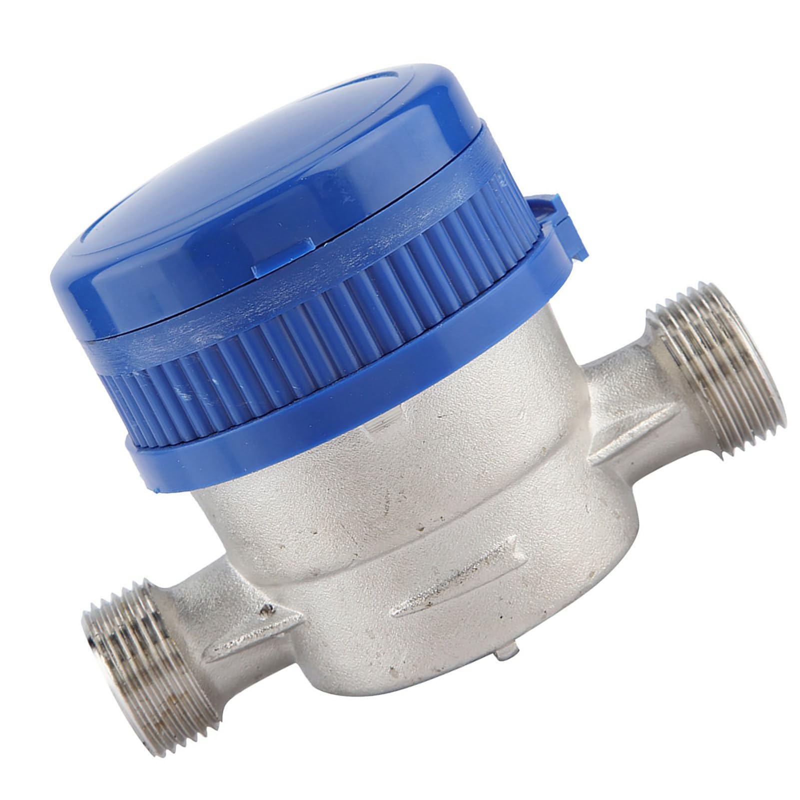Contatore Acqua da Giardino 1/2 pollici, Flusso del Contatore per Acqua Fredda da 15 mm, Contatore Acqua Fredda con Copertura Protettiva per Casa e Giardino