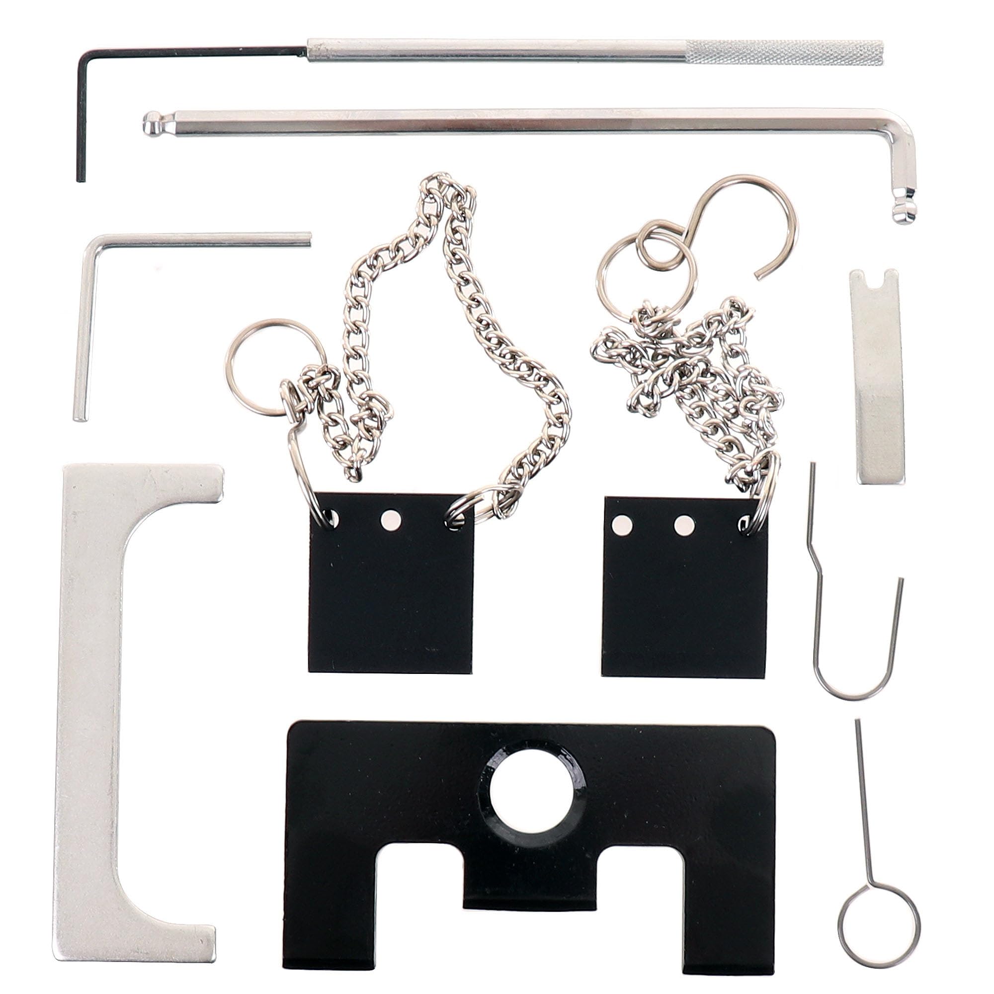 ZKTOOL Kit di Attrezzi per il Bloccaggio della Sincronizzazione dell'Allineamento dell'Albero a Camme, per VW Audi A6L 2.4 2.5 2.8 3.0T 3.2 4.2 Touareg Q7 Porsche 3.0T OEM T40070 T40071 T10035 T40069