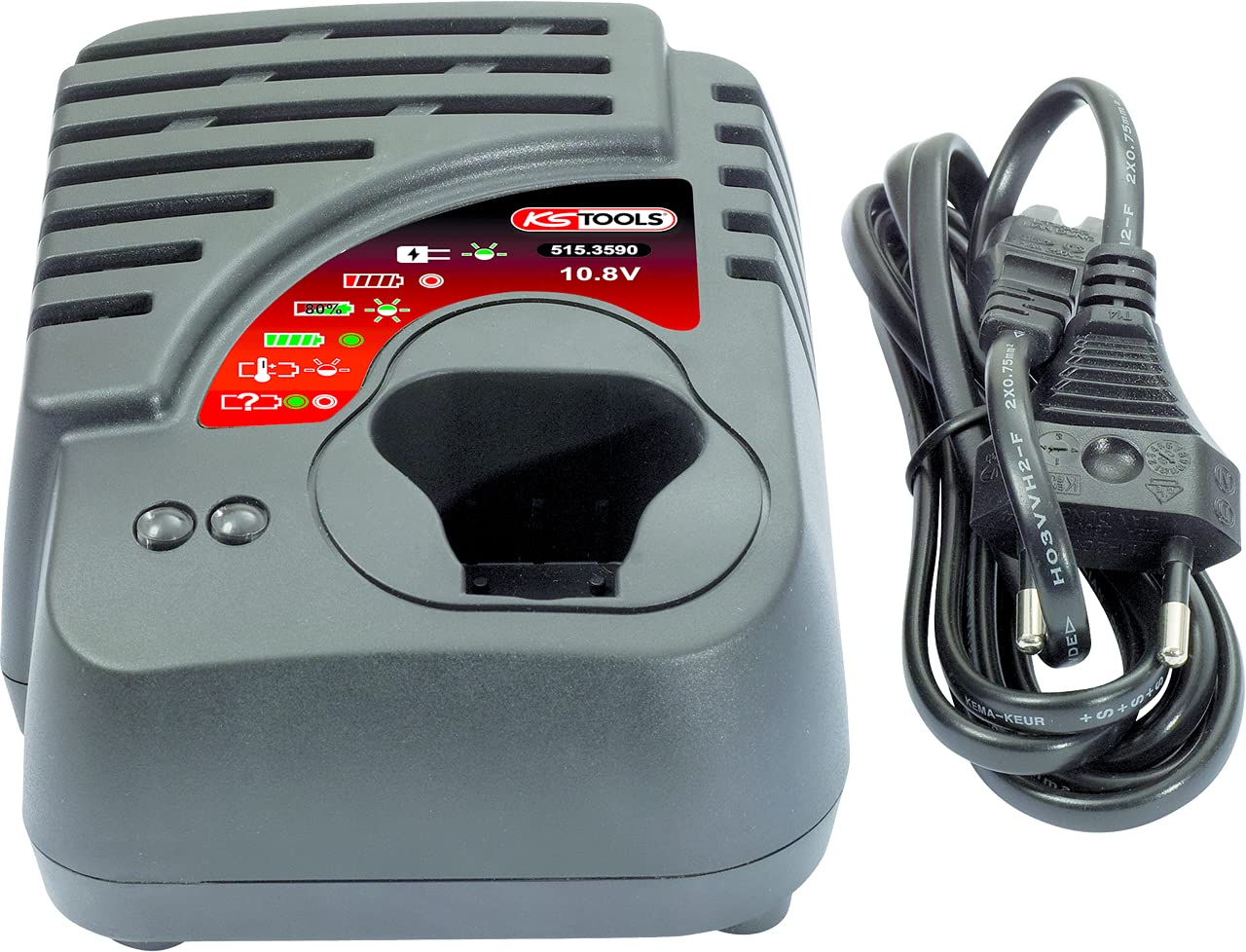 KS Tools 515.3590 Cargador rápido universal 10,8 V - 1,5 Ah