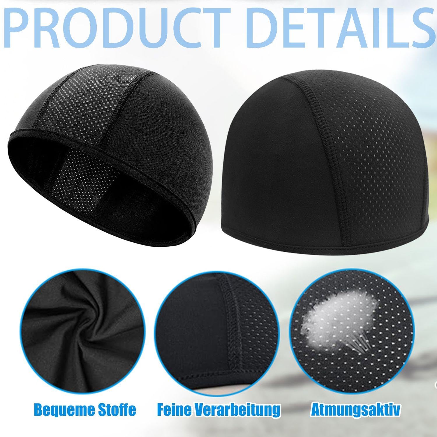 Pack De 4 Petits Chapeaux, Chapeaux De Cyclisme, Casques De Vélo pour Femmes, Foulards De Moto, Chapeaux De Cyclisme Foulard, Couvre-Chef De Sport