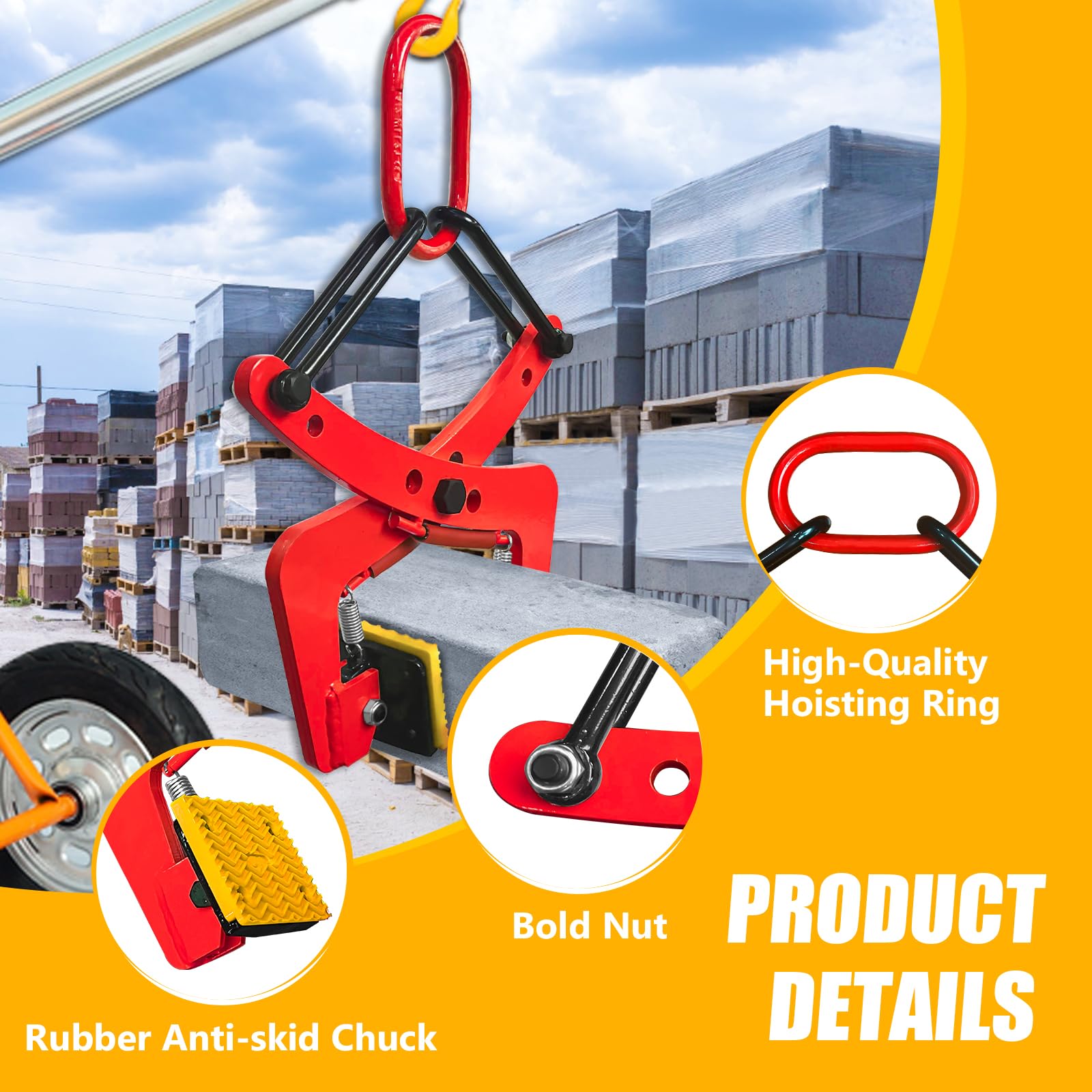 Granite Lifting Clamp - 770LBS Capacity -2