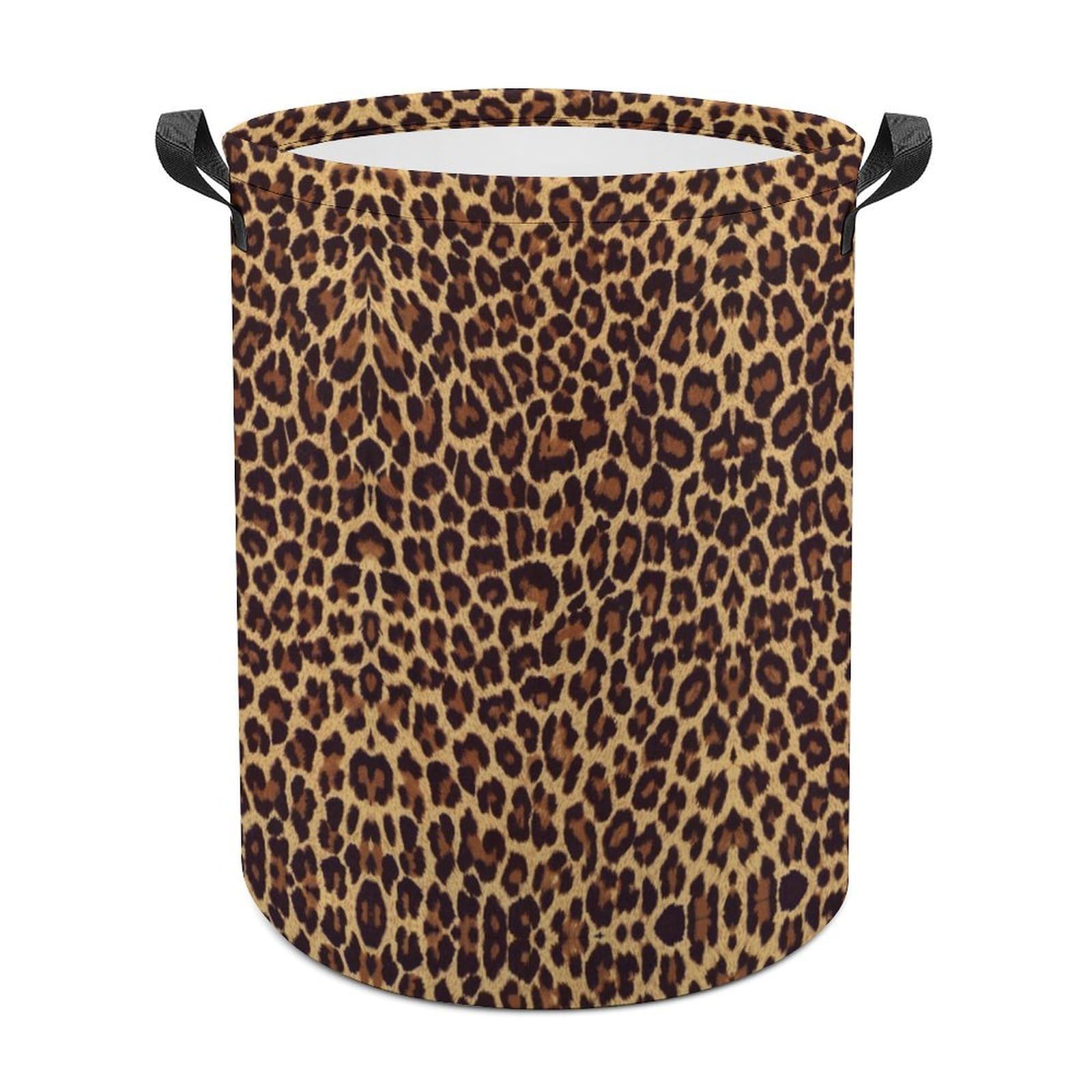 Wlntrophic Laundry Hamper, Cool Cheetah Laundry Basket, Washing Basket with Handle
