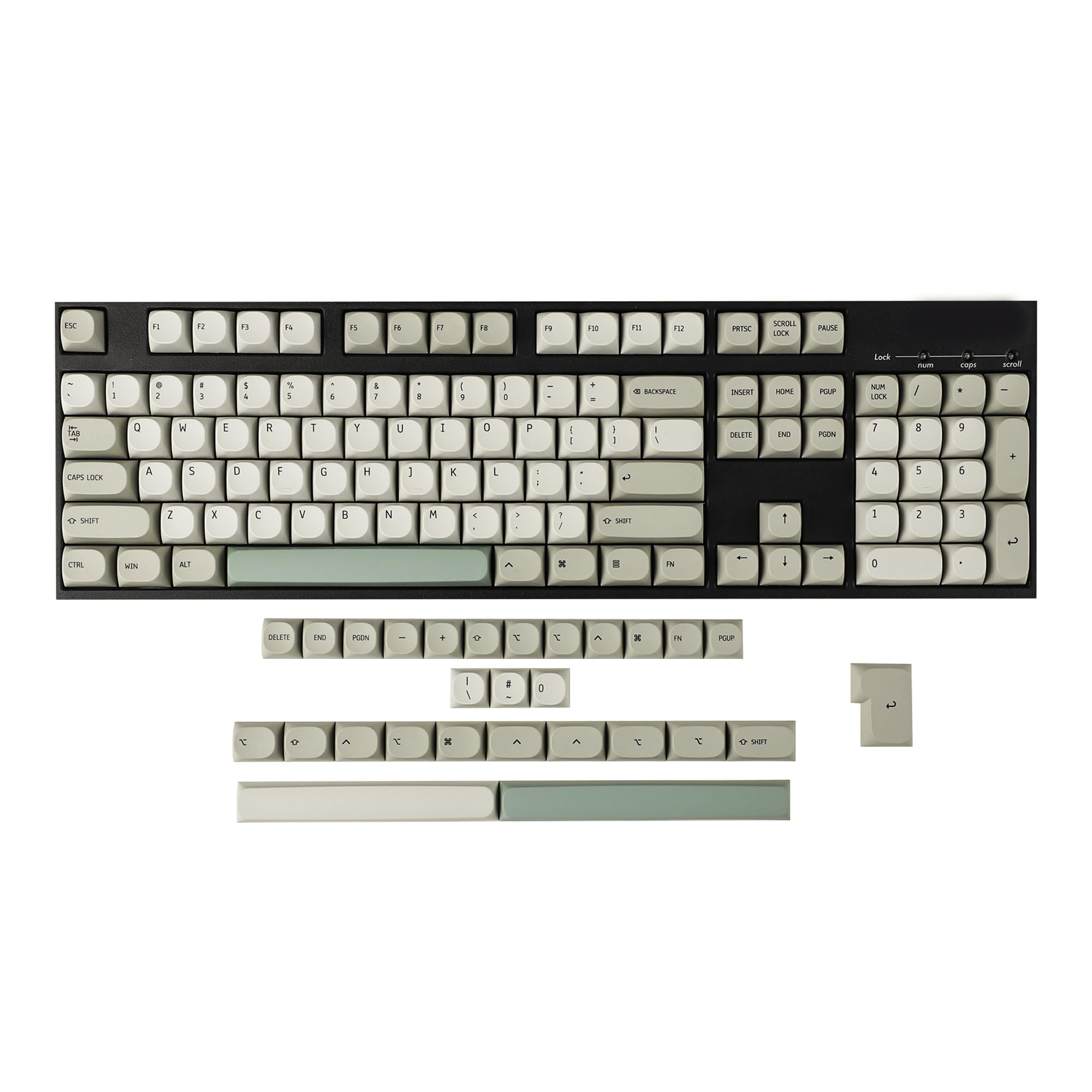 YMDK 61 64 68 DSA Profile 9009 Dye Sub ANSI ISO AZERTY QWERTZ España Reino Unido Francés Alemán Italiano Keyset PBT Keycap Para Teclado MX (conjunto ISO Francés