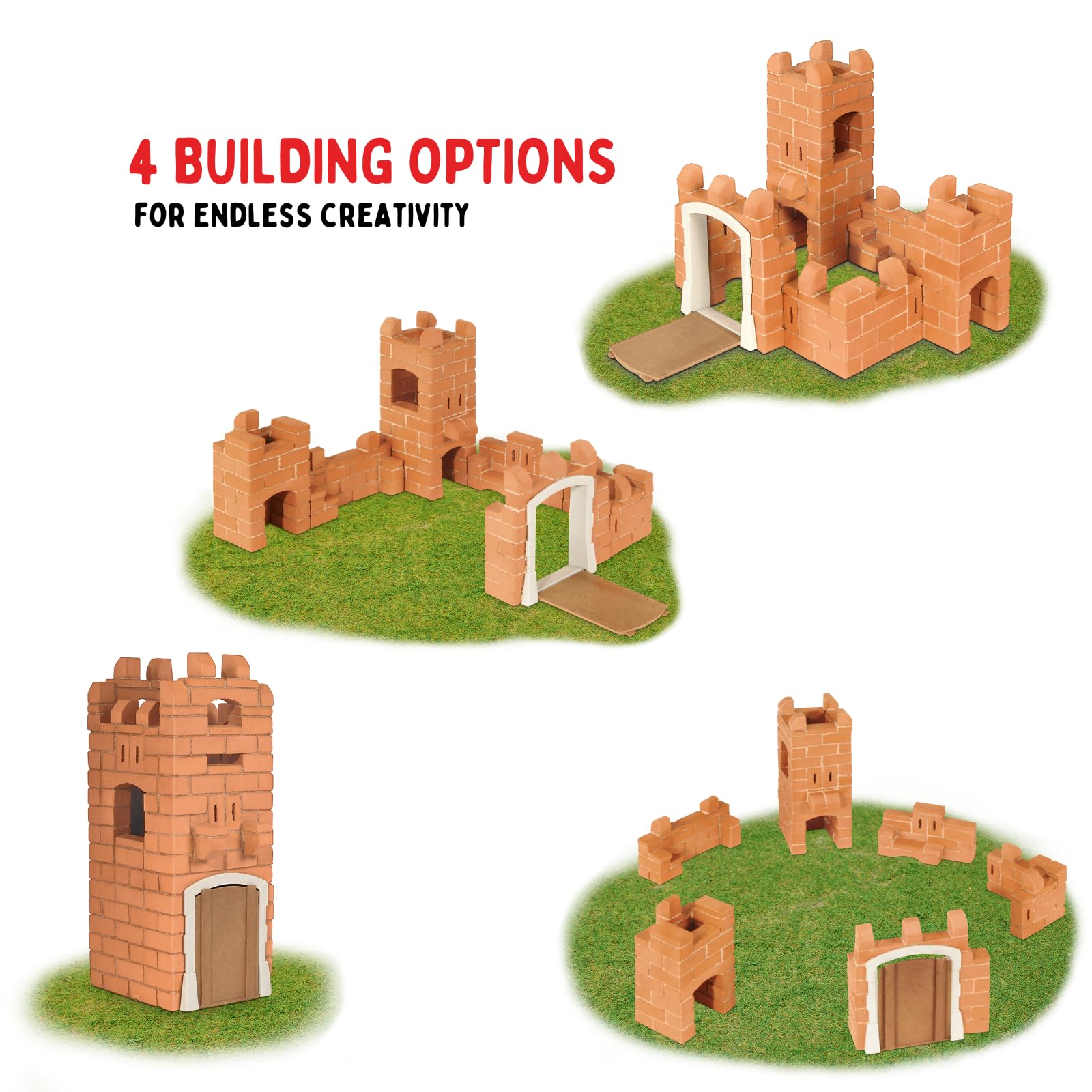 Teifoc TEI 3500 - Kit de construcción de pequeño Castillo de Piedra
