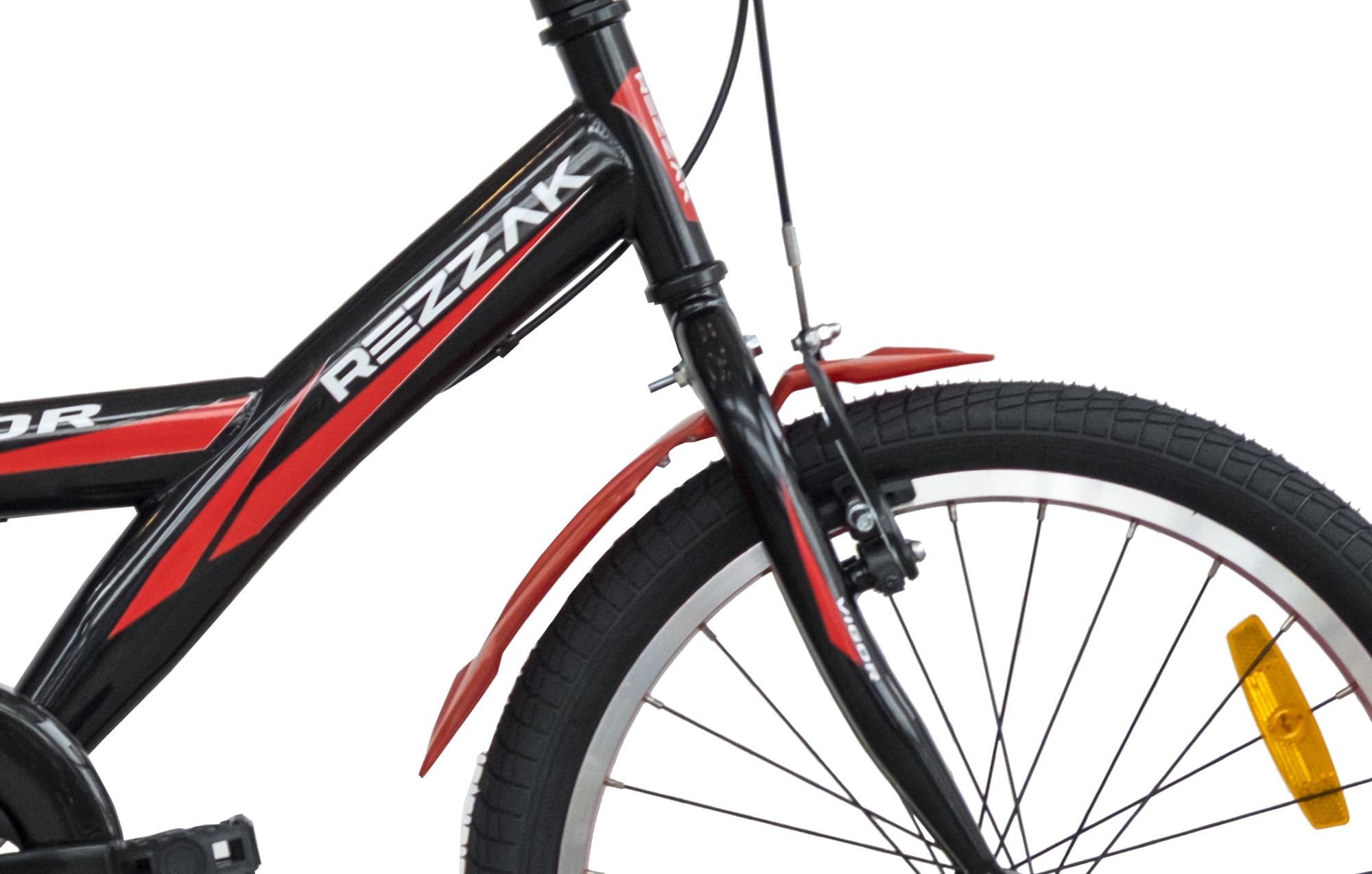20 Zoll Kinderfahrrad Jungenfahrrad Rad Jungen Fahrrad Rücktrittbremse Schwarz Rot NEU-078