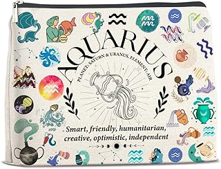 Aquarius Gifts - Bolsa de maquillaje para muj...