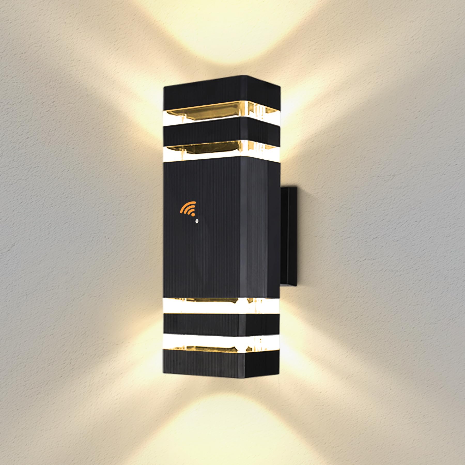 CANMEIJIA Dusk to Dawn Outdoor Wall Lights Aluminium Up Down 5W GU10 3000K
