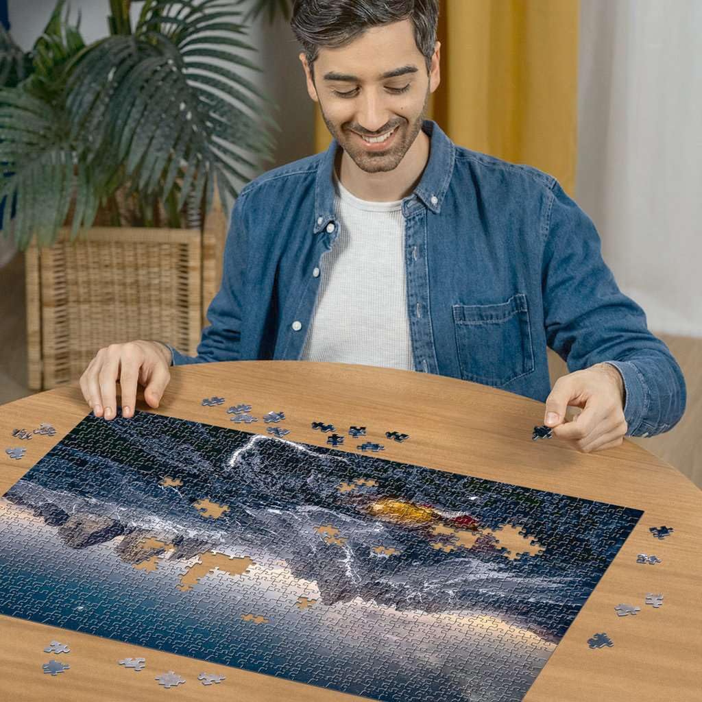 Ravensburger - Puzzle 1000 Pezzi Le Tre Cime Di Lavaredo | Puzzle 1000 Pezzi Paesaggi | Dimensione Di 70x50 Cm | Regalo Adulti | Regali Natale