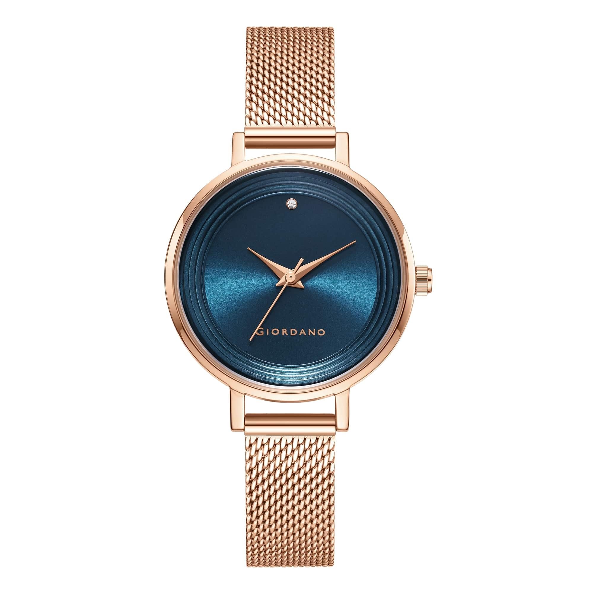 Fashionista Collection Stylish Analogue Watch for Women | Unique Design with Color Variant Mesh Metal strap | Ladies Wrist Watch to Compliment Your Look Ideal Gift for Women’s |Girls - GD4067