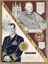 Boston College Navy COLLEGE FOOTBALL PROGRAM - 1957 - EX