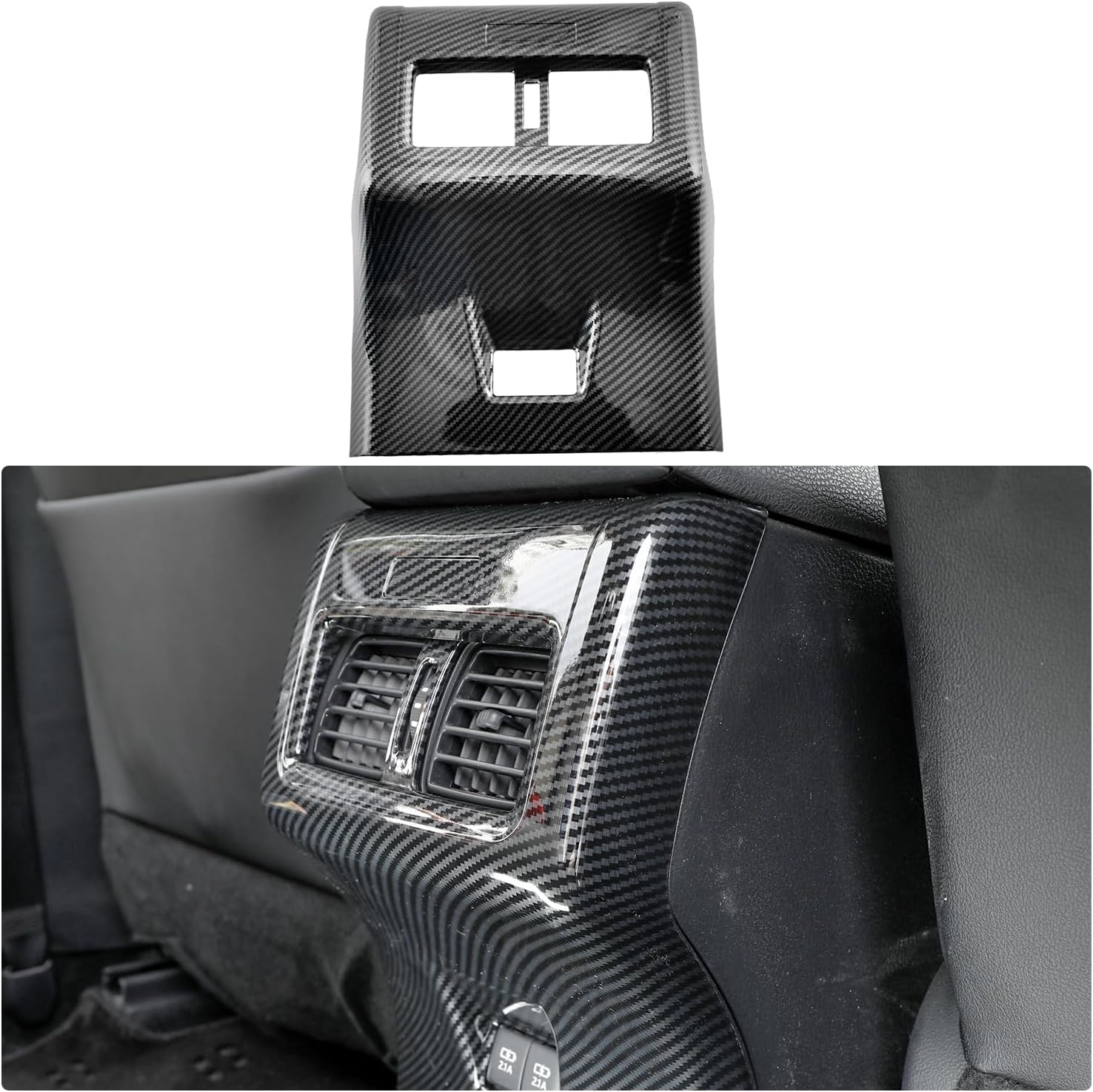 YINGTUU for Toyota Camry XV70 XLE XSE 2018 2019 2020 2021 2022 2023 2024 Accessories Stickers Center Console Gear Shift Panel Decal Carbon Fiber Pattern