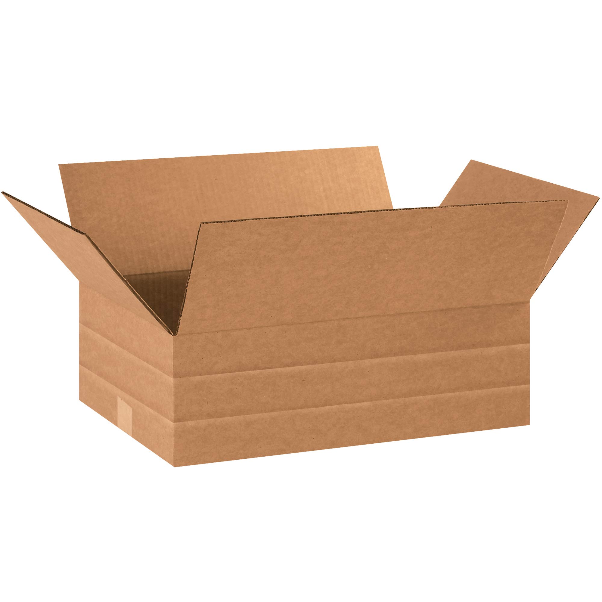 Aviditi md18126 multi-depth de cartón corrugado caja, 18 cm de largo x 12 cm ancho x 6 cm, Kraft (paquete de 25)