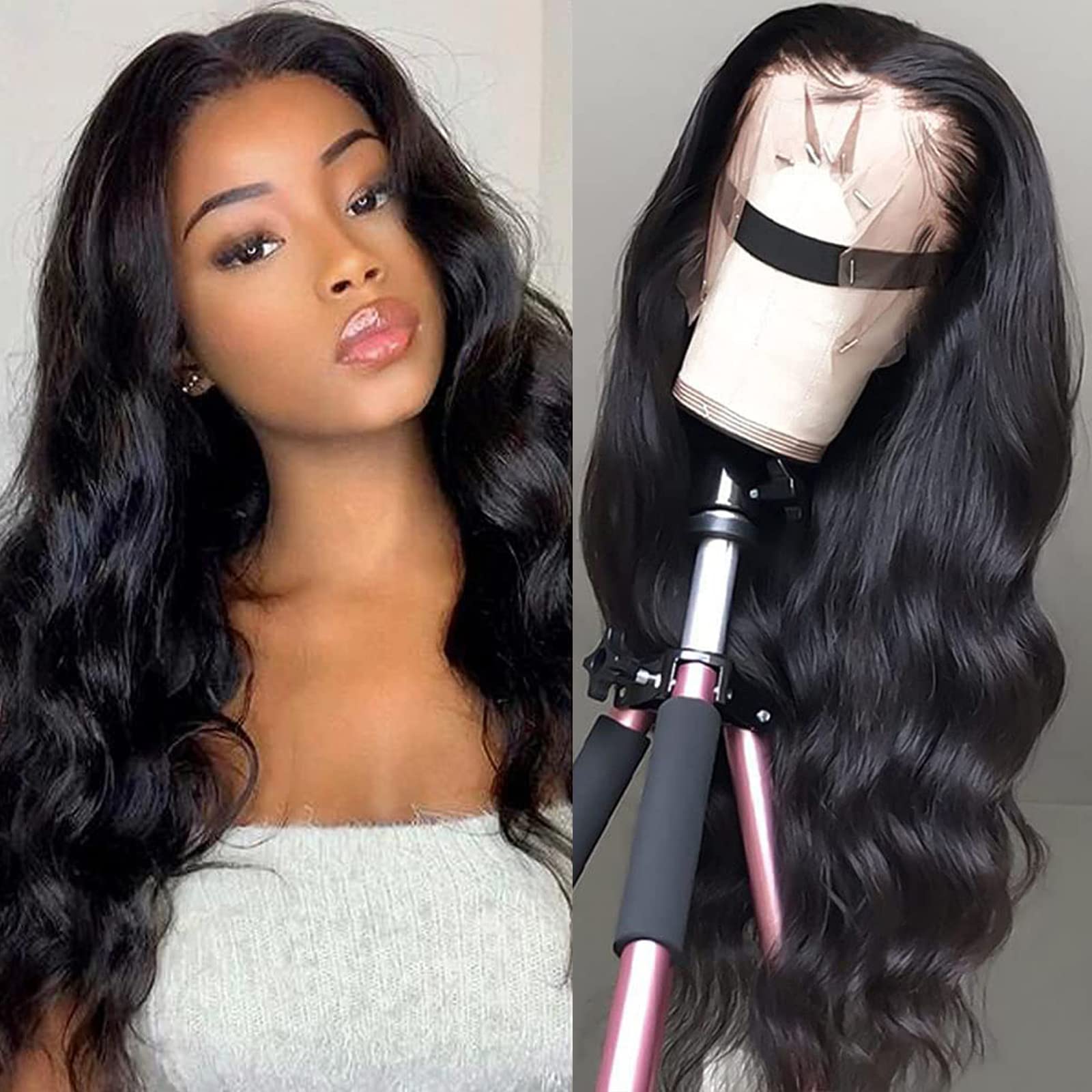Bodywave Beauty Lacefront Wig 22-24inches MAYCAT Body Wave 22 Inch Lace Front Wig - 100% Brazilian  main image 2