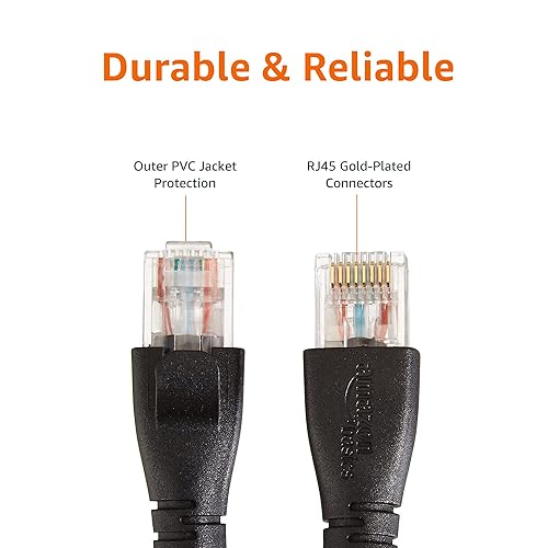 Miniatura 3 de Tienda Basics RJ45 CAT-6 Ethernet Patch Cable de Internet - 10 pies 3 metros