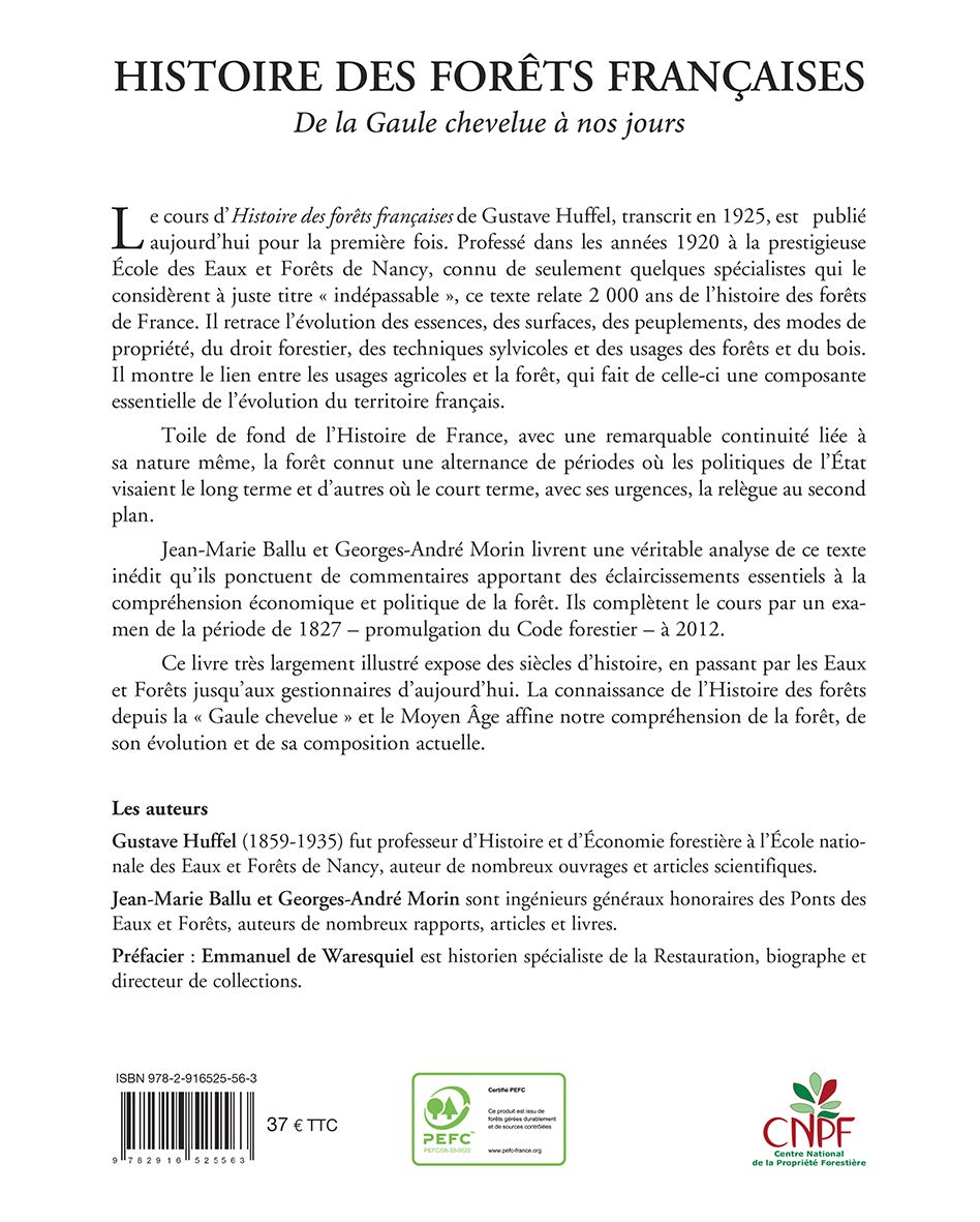 Histoire des forêts françaises: De la Gaule chevelue à nos jours